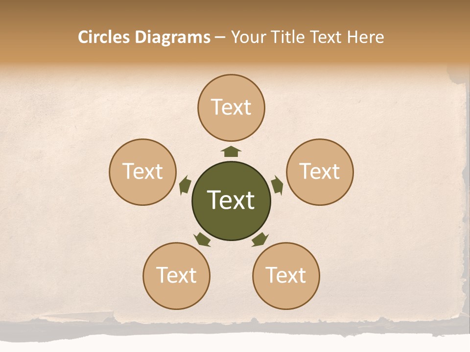 Retro Stained Document PowerPoint Template