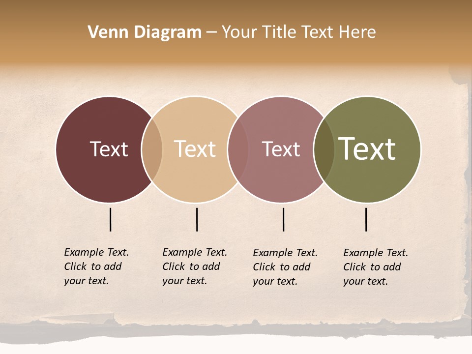 Retro Stained Document PowerPoint Template