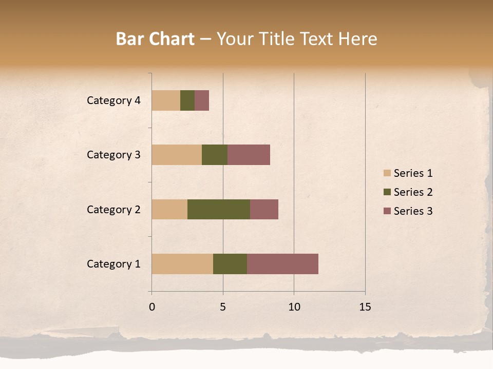 Retro Stained Document PowerPoint Template