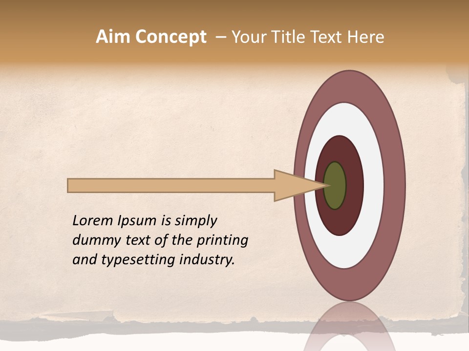 Retro Stained Document PowerPoint Template