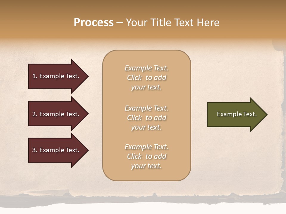 Retro Stained Document PowerPoint Template