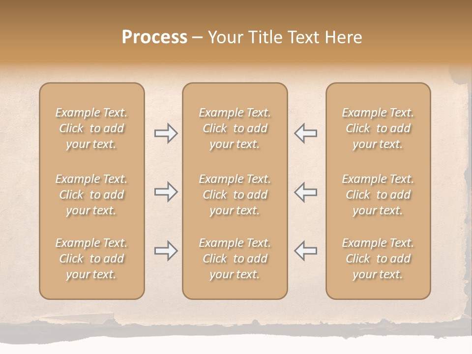 Retro Stained Document PowerPoint Template