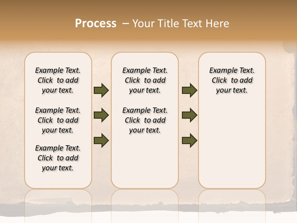 Retro Stained Document PowerPoint Template