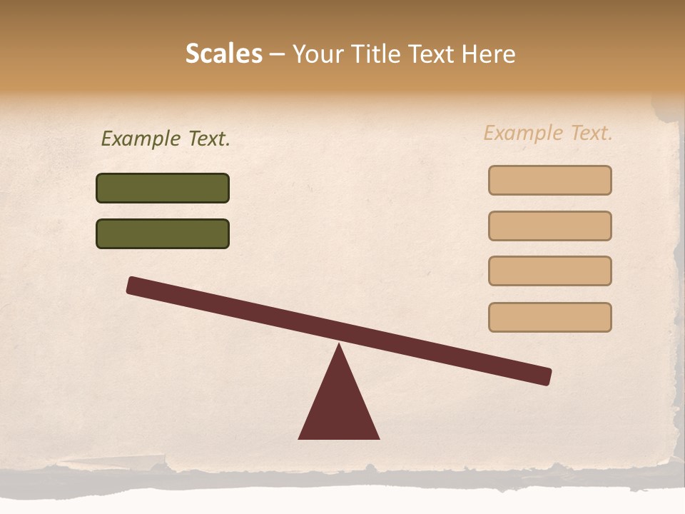 Retro Stained Document PowerPoint Template