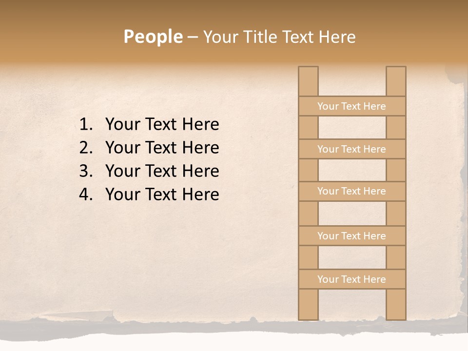 Retro Stained Document PowerPoint Template