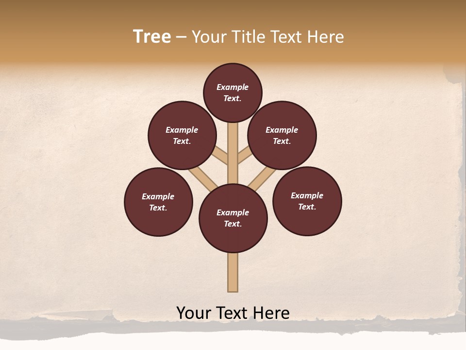 Retro Stained Document PowerPoint Template