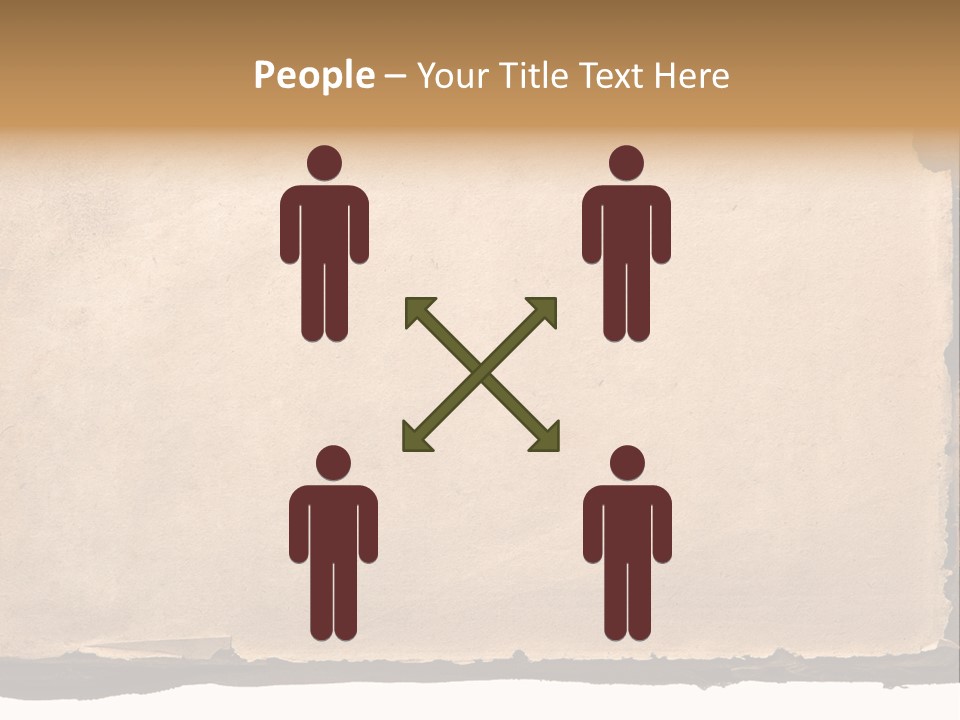 Retro Stained Document PowerPoint Template