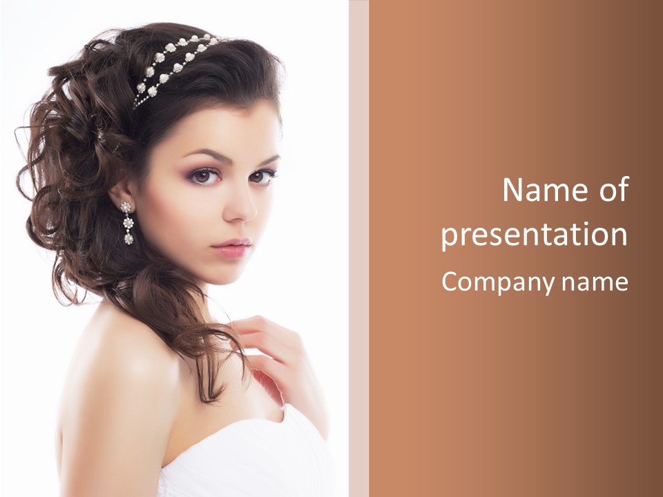 Makeup Precious Face PowerPoint Template