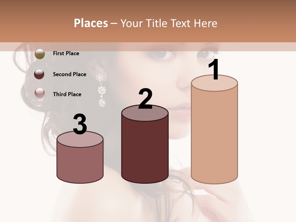 Makeup Precious Face PowerPoint Template