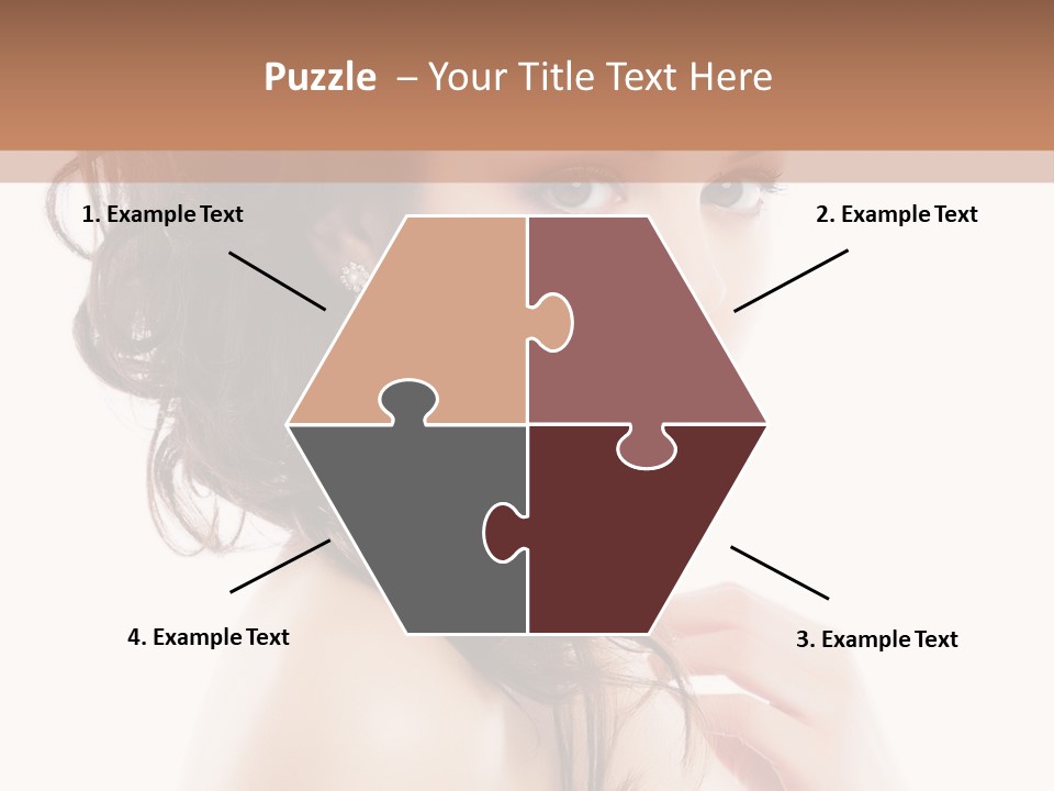 Makeup Precious Face PowerPoint Template