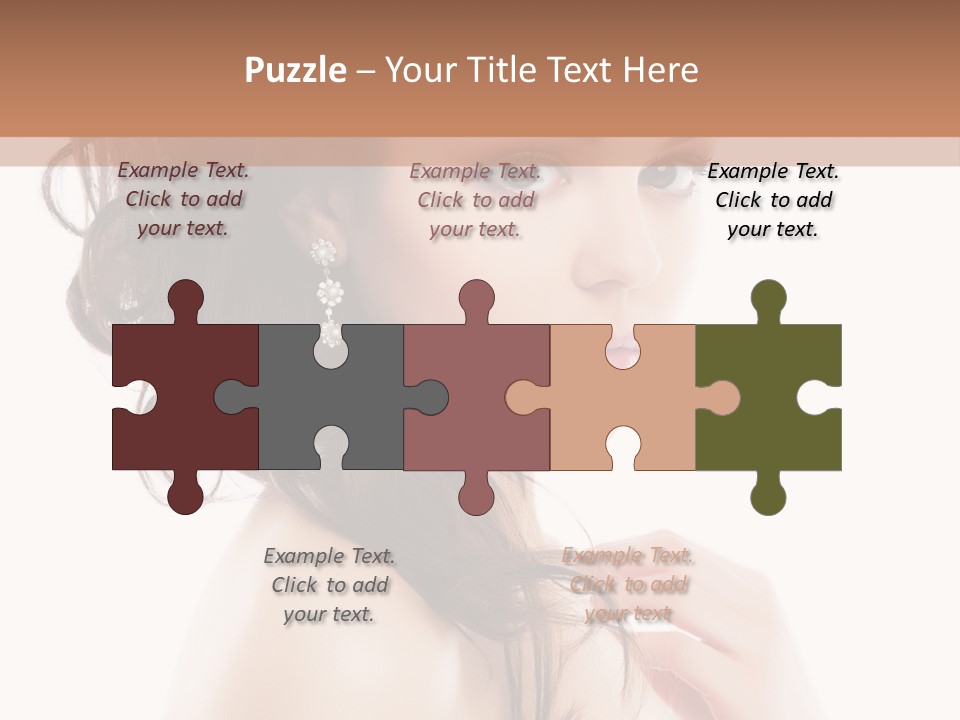 Makeup Precious Face PowerPoint Template