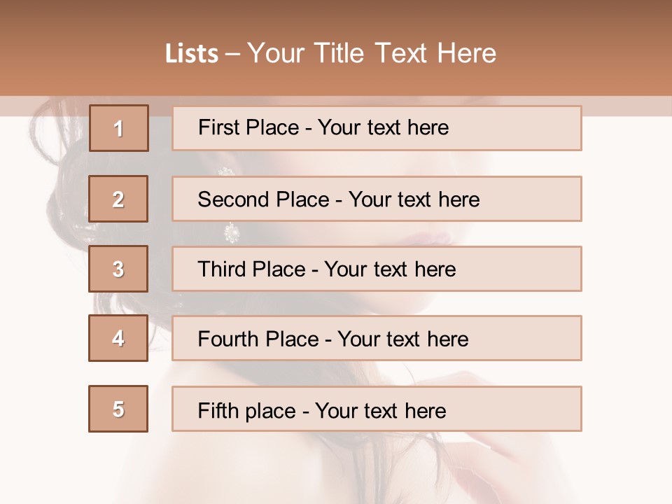 Makeup Precious Face PowerPoint Template