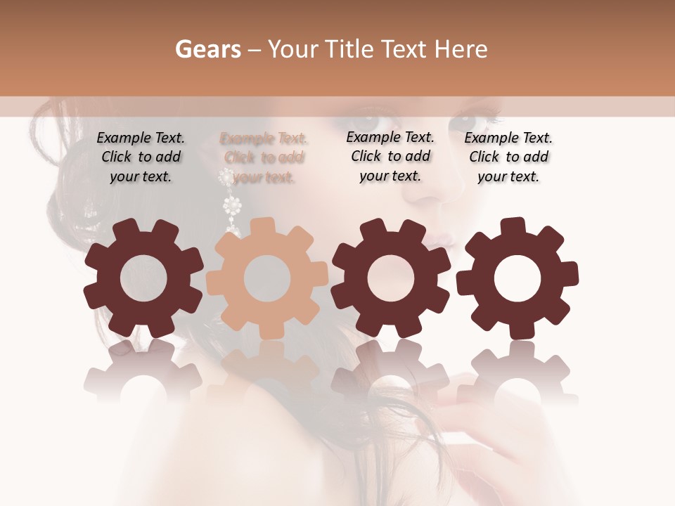 Makeup Precious Face PowerPoint Template