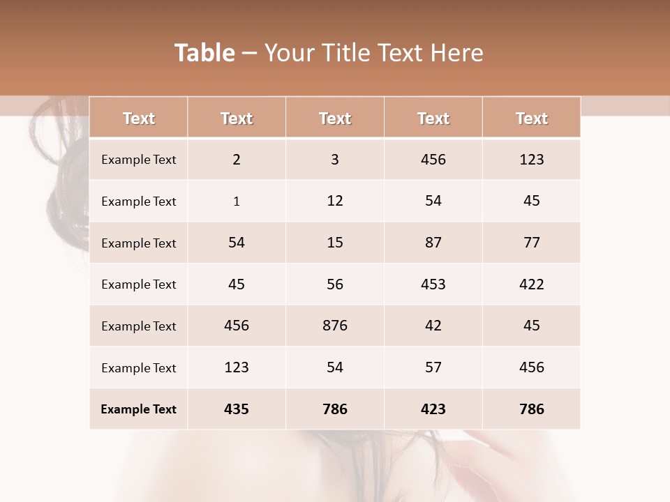Makeup Precious Face PowerPoint Template
