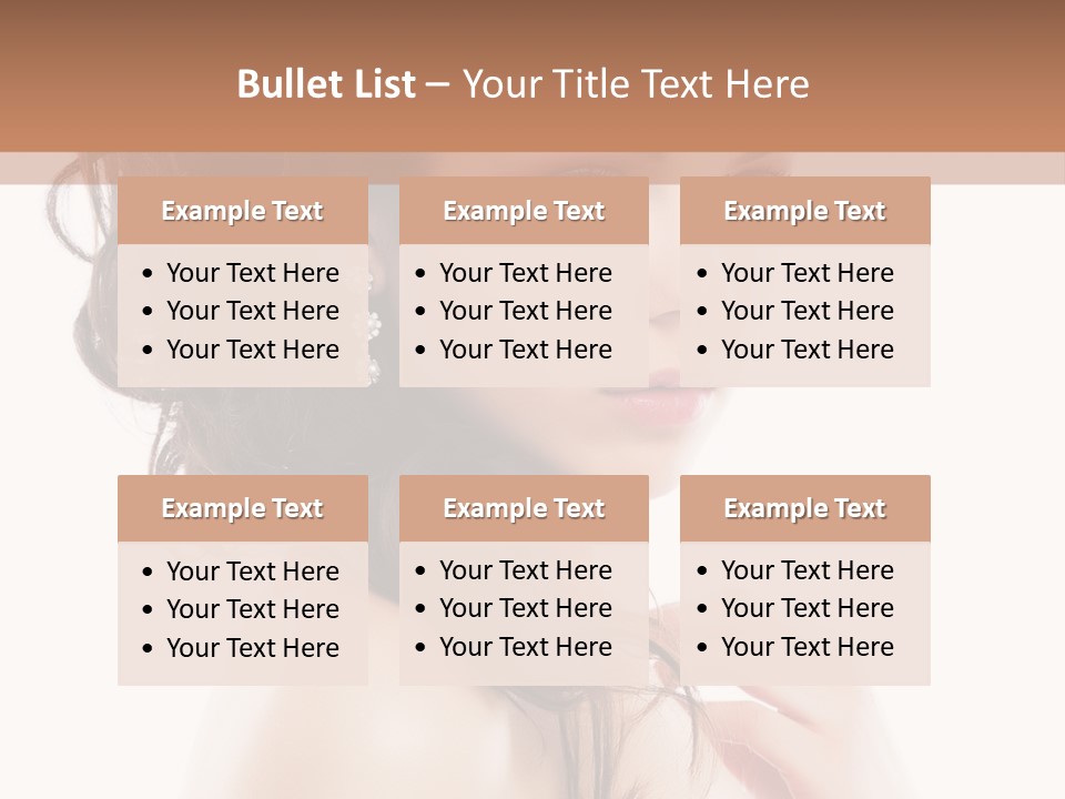 Makeup Precious Face PowerPoint Template