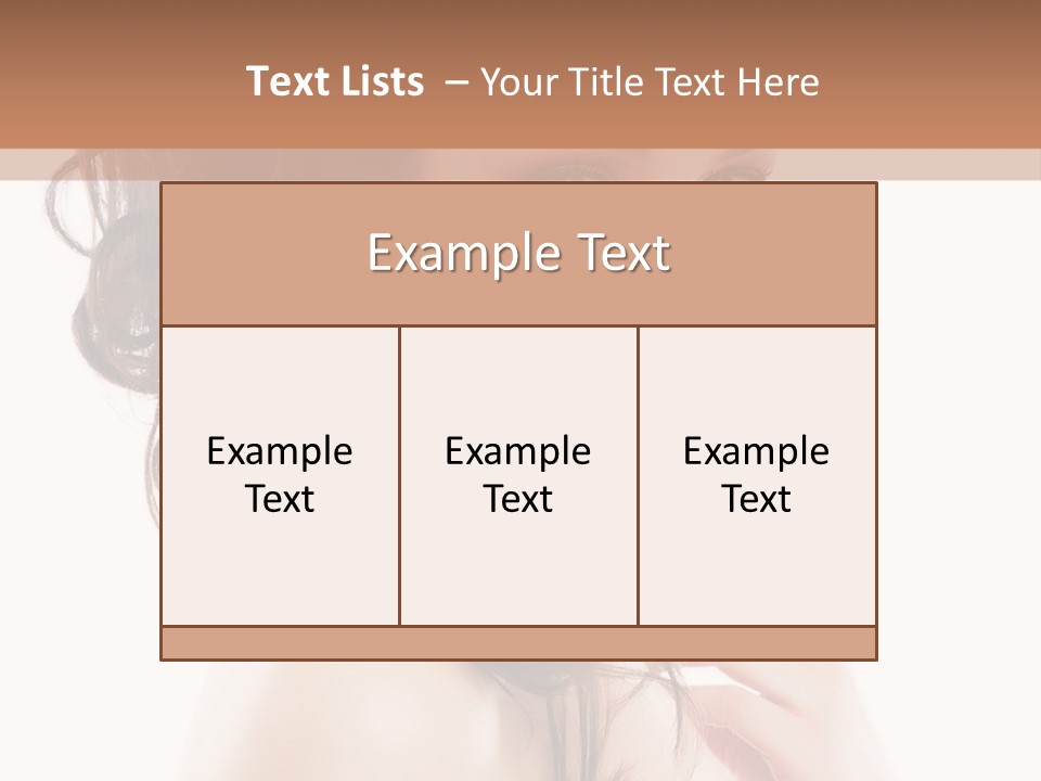 Makeup Precious Face PowerPoint Template