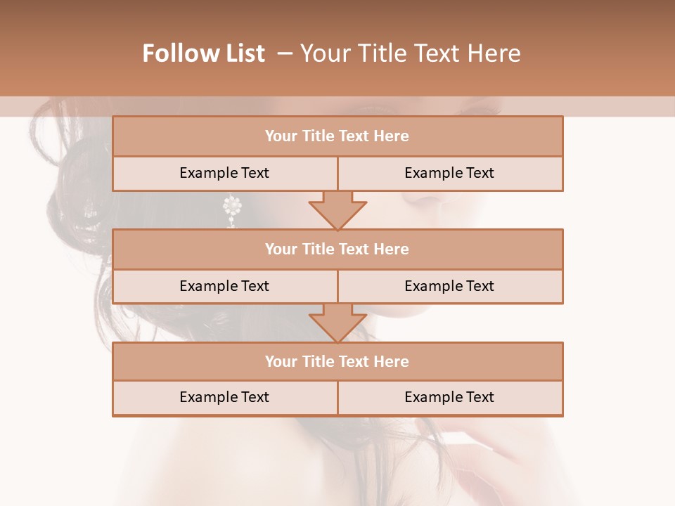 Makeup Precious Face PowerPoint Template