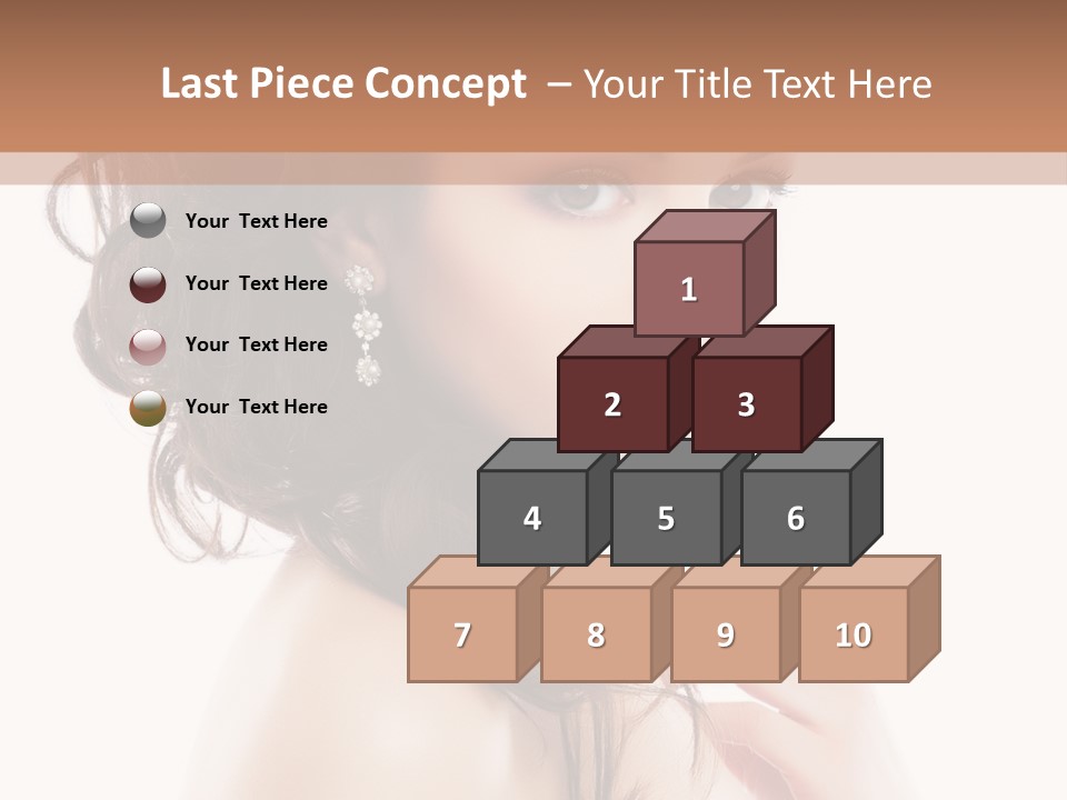 Makeup Precious Face PowerPoint Template