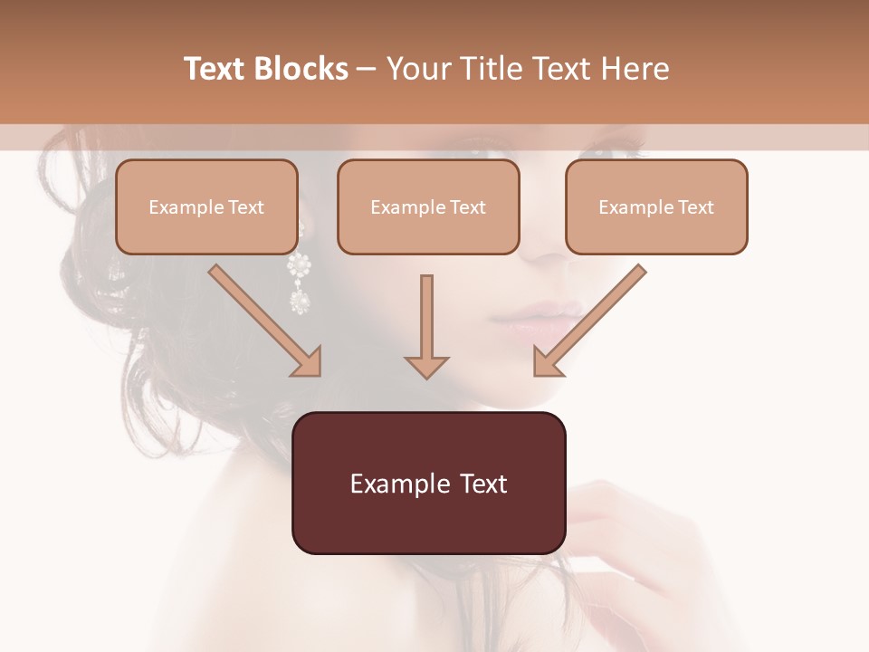 Makeup Precious Face PowerPoint Template