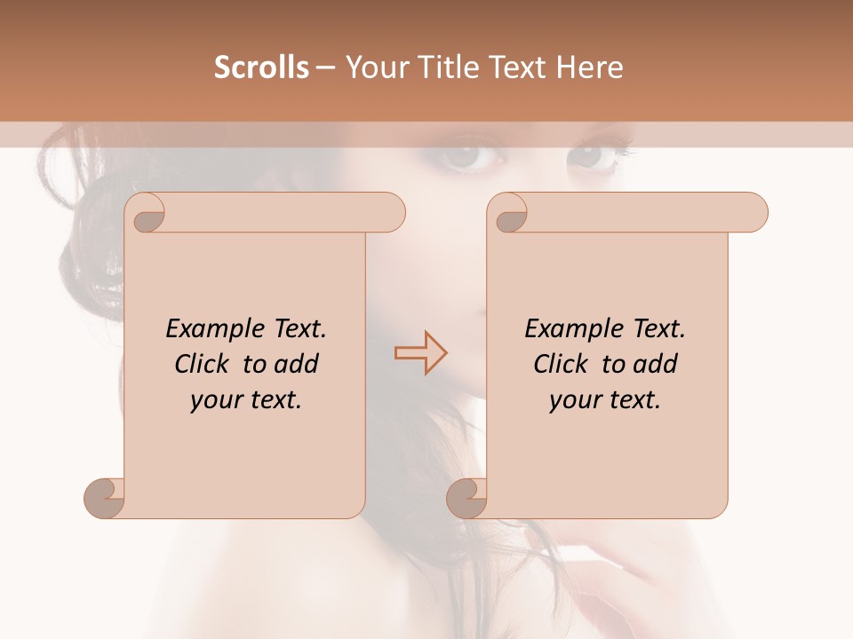 Makeup Precious Face PowerPoint Template