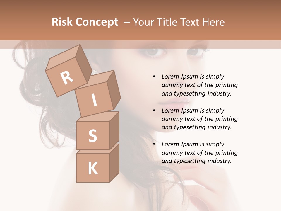 Makeup Precious Face PowerPoint Template