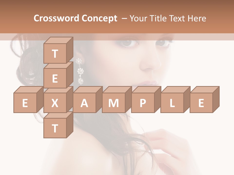 Makeup Precious Face PowerPoint Template