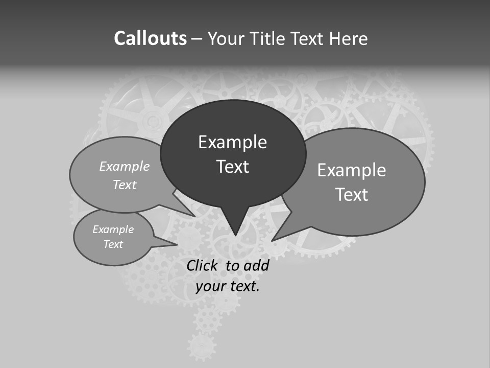 Contemplation Cognitive Problem PowerPoint Template