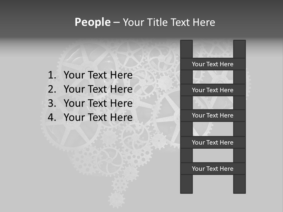 Contemplation Cognitive Problem PowerPoint Template