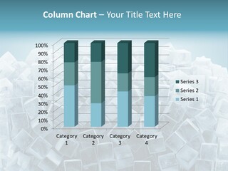 Frost Background Cube PowerPoint Template