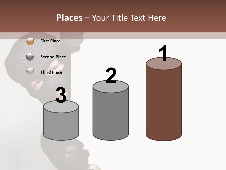 Safe Burglar House PowerPoint Template