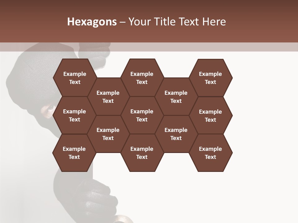 Safe Burglar House PowerPoint Template