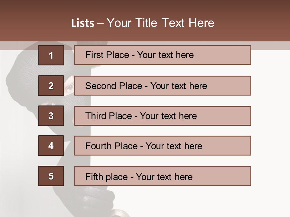 Safe Burglar House PowerPoint Template