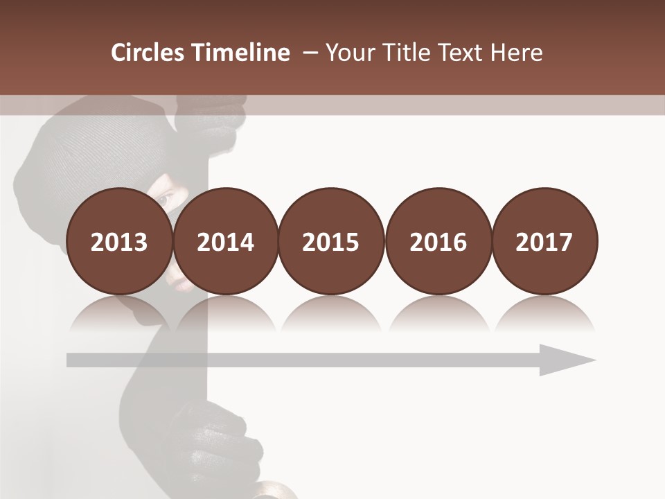 Safe Burglar House PowerPoint Template