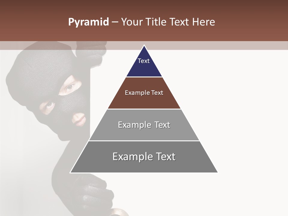 Safe Burglar House PowerPoint Template