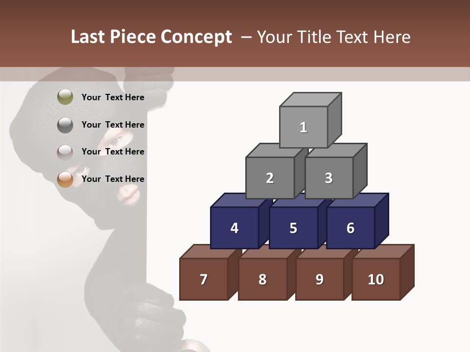 Safe Burglar House PowerPoint Template