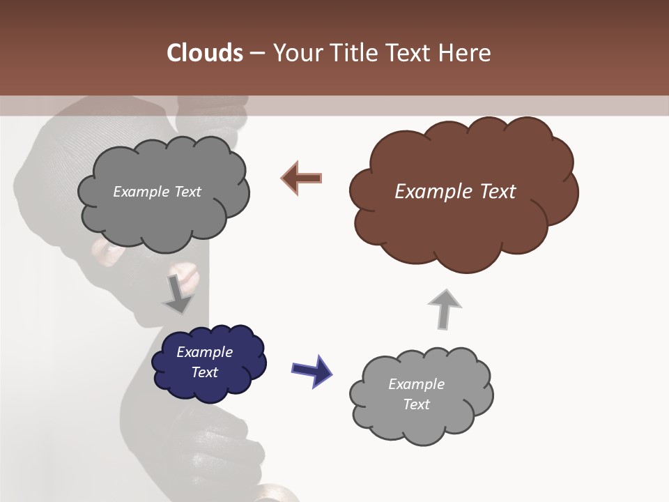 Safe Burglar House PowerPoint Template