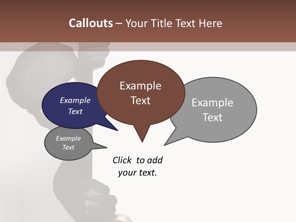 Safe Burglar House PowerPoint Template