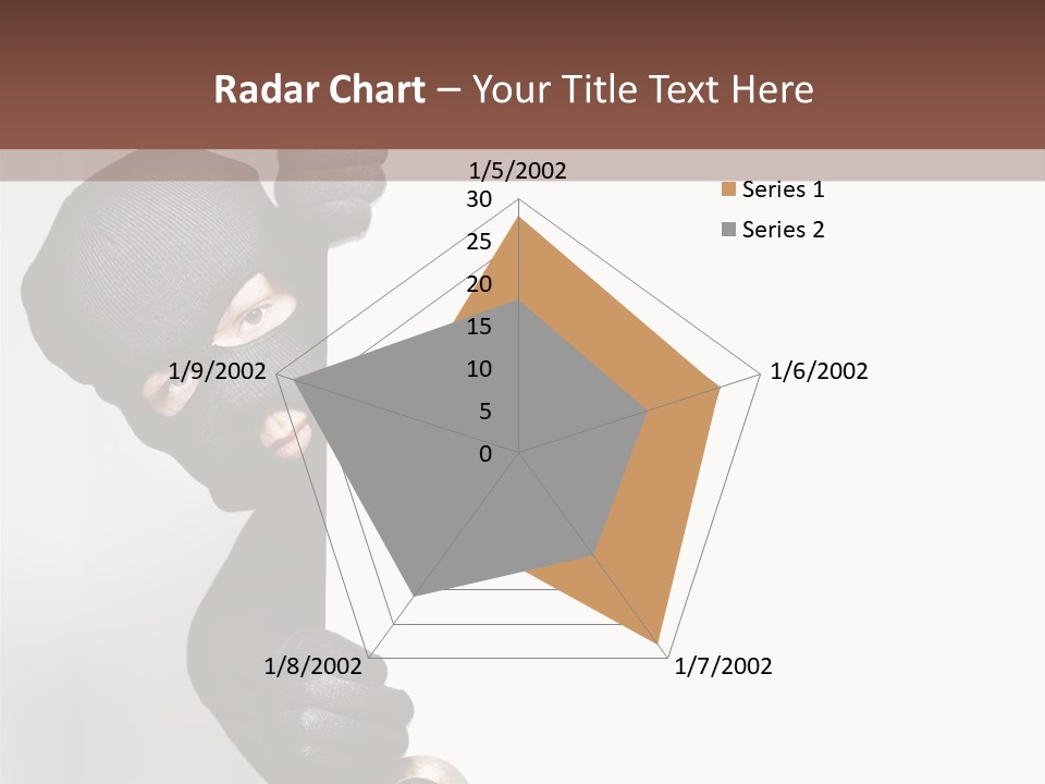 Safe Burglar House PowerPoint Template