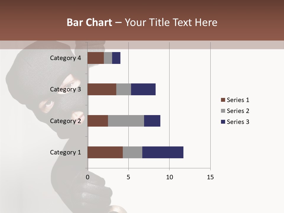 Safe Burglar House PowerPoint Template
