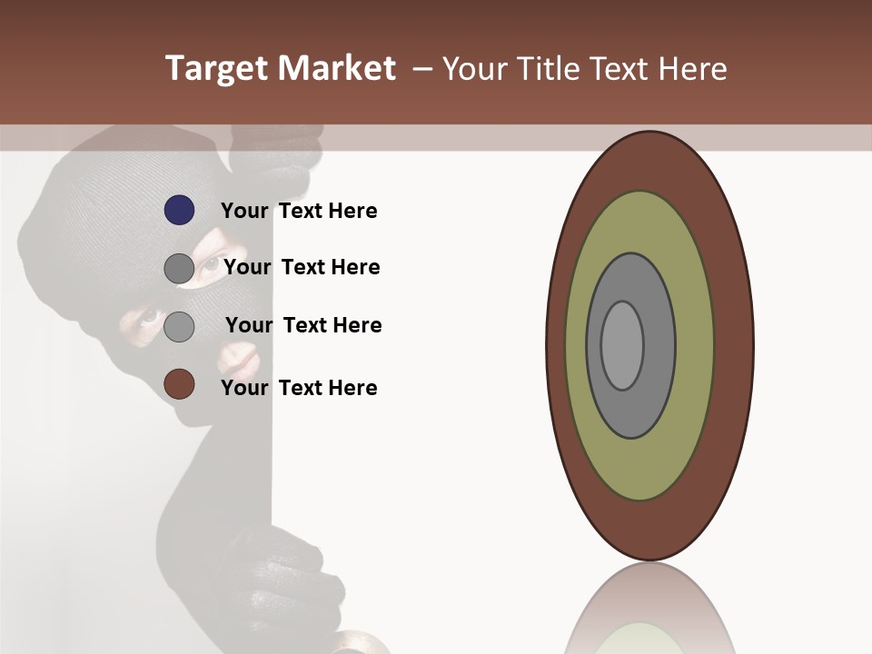 Safe Burglar House PowerPoint Template