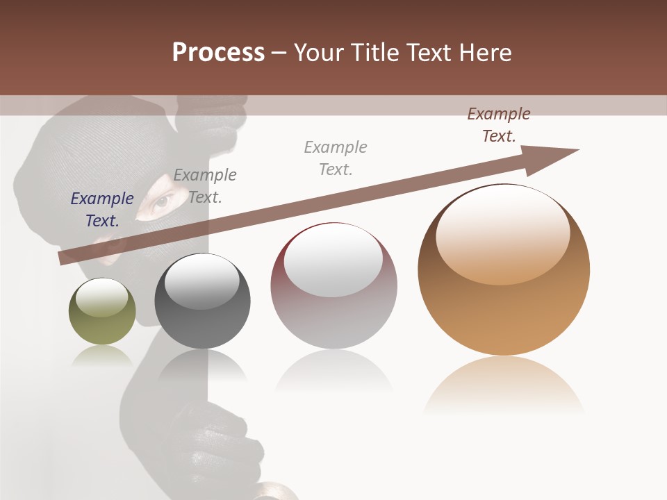 Safe Burglar House PowerPoint Template