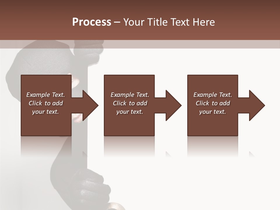 Safe Burglar House PowerPoint Template