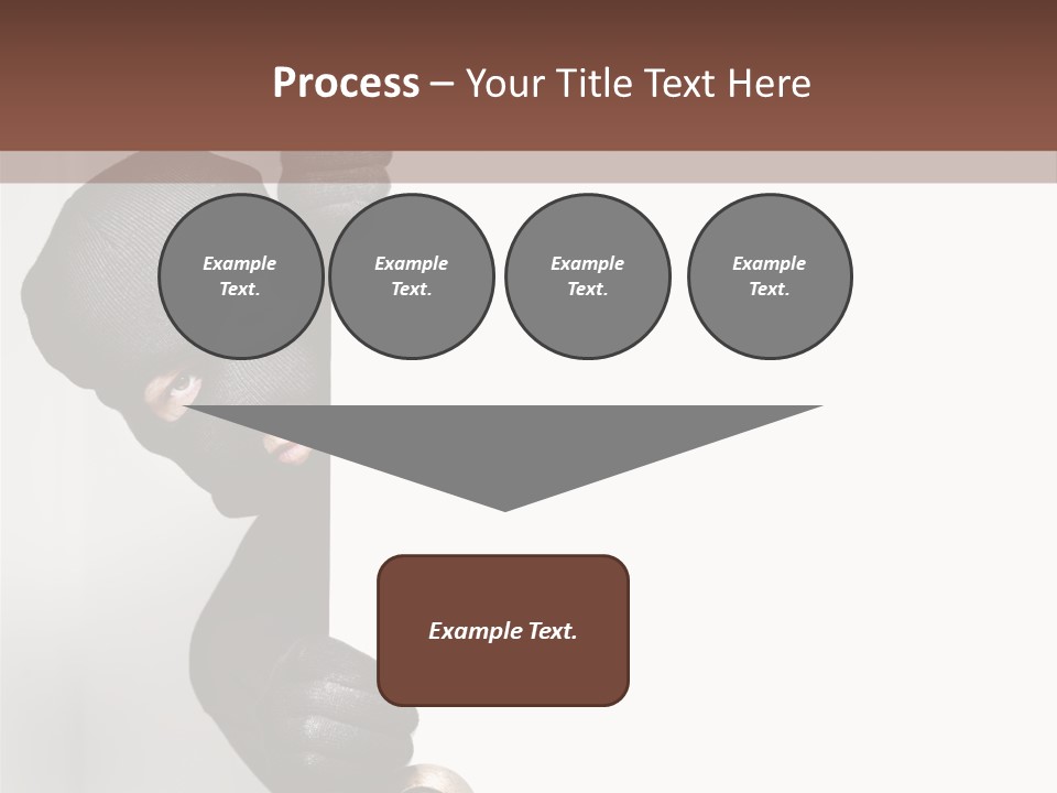 Safe Burglar House PowerPoint Template