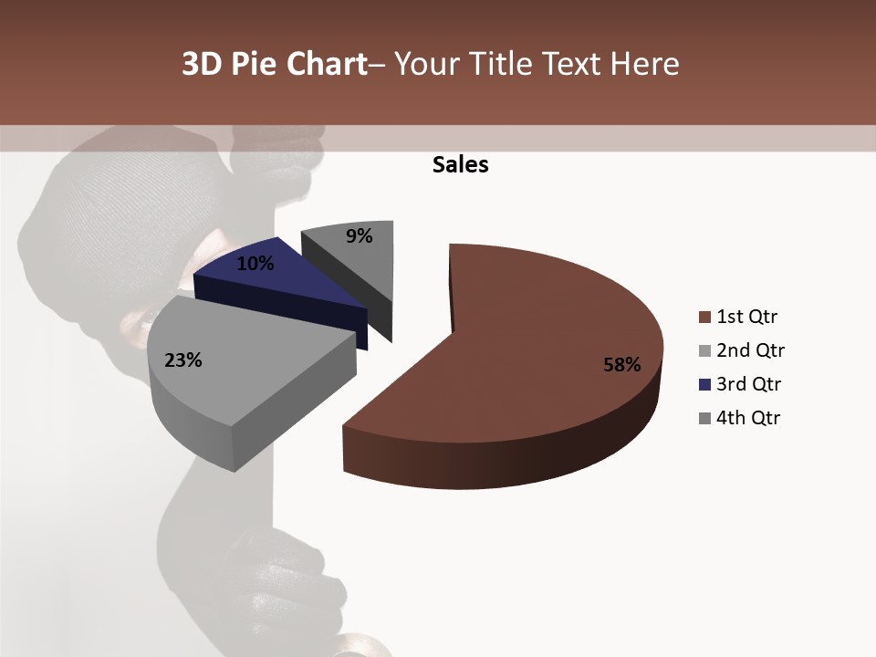 Safe Burglar House PowerPoint Template