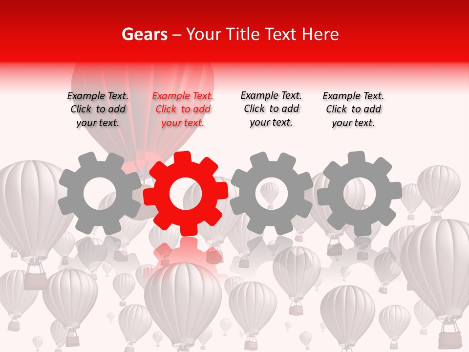 White Tourism Single Object PowerPoint Template