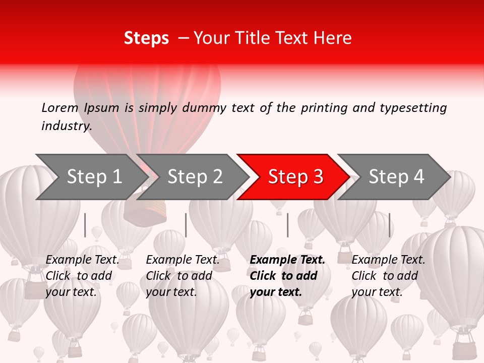 White Tourism Single Object PowerPoint Template