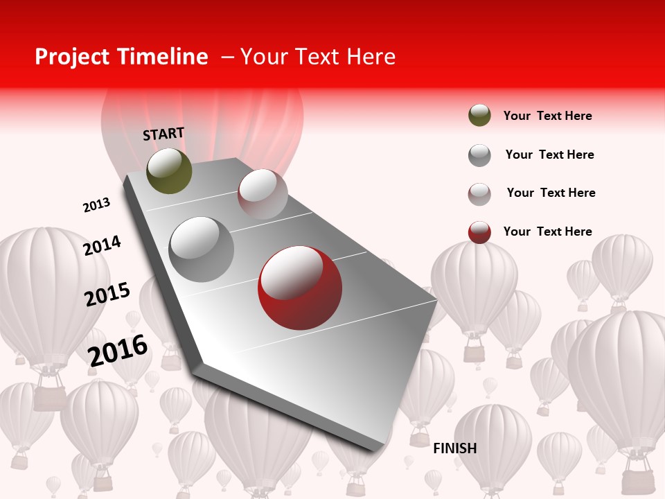 White Tourism Single Object PowerPoint Template