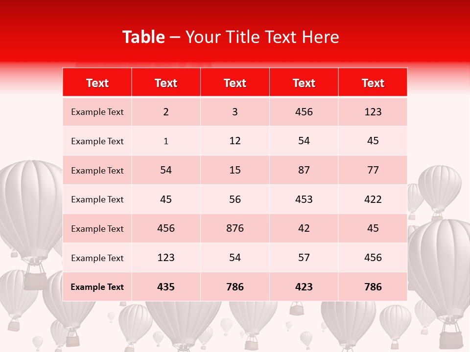 White Tourism Single Object PowerPoint Template