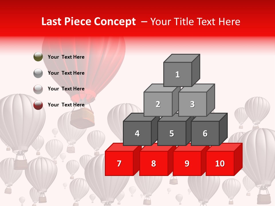 White Tourism Single Object PowerPoint Template