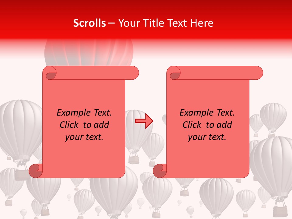 White Tourism Single Object PowerPoint Template